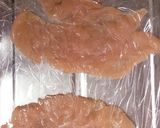 ◎梅しそささみのパリッと鶏皮ロール◎作り方2写真