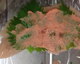 ◎梅しそささみのパリッと鶏皮ロール◎作り方3写真