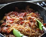 手作りケチャップでナポリタン作り方7写真