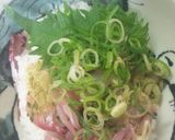 桜の花と白身魚のぶっかけ茶漬け作り方3写真