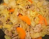 白菜と豚肉の白だし煮☆作り方5写真