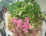 桜の花と白身魚のぶっかけ茶漬け作り方4写真