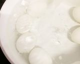 ♡超簡単☆焼きそばソースで味付け卵♡作り方1写真