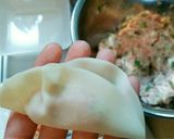 ＊カリッ♪もちっ♪のおつまみネギ餃子＊作り方5写真