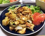 鶏胸肉と新じゃがのマヨマスタード炒め作り方6写真