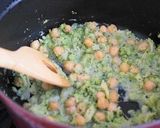 ブロッコリーとひよこ豆のチーズパスタ作り方3写真