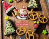 シルベーヌに飾り付けプチクリスマスケーキ作り方2写真