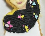 全部食べれる☆ウェディングドレスケーキ作り方5写真