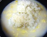 コーンのクリーミー中華粥作り方1写真