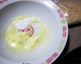 キウィトッピングでチーズケーキ作り方2写真