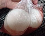 桃色★【生ハムと貝割れの甘酢大根巻】♪作り方2写真