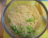 椎茸とアスパラとベーコンのクリームパスタ作り方7写真