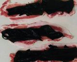 磯の香り♪肉巻きわかめ作り方1写真