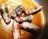磯の香り♪肉巻きわかめ作り方3写真