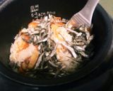 いりこ(煮干)まるごと炊き込みご飯作り方4写真