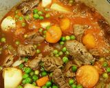 トルコ料理★グリーンピースと牛肉の煮込み作り方8写真