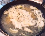 玉ねぎ★水菜の玉ねぎの和風マカロニパスタ作り方3写真