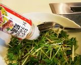 水菜とほうれん草のサラダ☆温野菜で作り方3写真