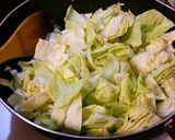 キャベツのガリバタ醤油炒め♪作り方3写真