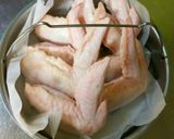蒸し鶏手羽先のパリッと揚げ焼き*圧力鍋作り方2写真