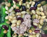 菜の花とお豆の和え物作り方5写真