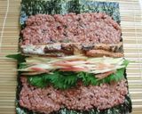 雑穀米deいわし巻き寿司作り方3写真