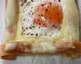 レンジで☆チーズ&塩胡椒の目玉食パン♪作り方7写真