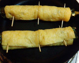 お弁当やおつまみに♡お揚げの野菜巻き作り方5写真