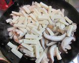 原木椎茸と高野豆腐のとろみ餡（搾菜入）作り方4写真