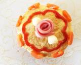デコご飯♫オムライスケーキ♡作り方12写真