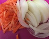 野菜たっぷりペペロンチーノ作り方3写真
