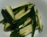 サーモンと生ハムときゅうりの一品料理作り方3写真