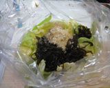 春キャベツと味噌昆布のサラダ　麹ドレ～作り方1写真