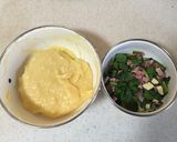 低カロリー ベーコンチーズほうれん草パン作り方1写真