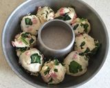 低カロリー ベーコンチーズほうれん草パン作り方4写真