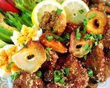 薄切りラム肉で！ラムのスパイス唐揚げ。作り方4写真