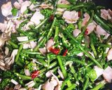 春なので菜の花と舞茸のクリームパスタ作り方4写真