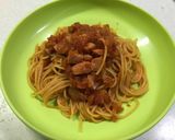 簡単！トマトソースと厚切りベーコンパスタ作り方9写真