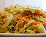 焼きそばを水無しで、塩味で。作り方9写真