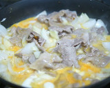新玉葱と豚肉の卵とじ炒め作り方7写真