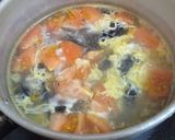 中国家庭料理「卵とトマトと木耳のスープ」作り方3写真