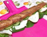 サラダ菜のフットロングサンドイッチ作り方8写真