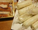 朝食やお弁当に♡くるくるロールサンド作り方4写真