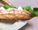 サラダ菜のフットロングサンドイッチ作り方13写真