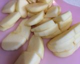 娘達の好きな焼きりんご作り方1写真