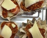 餃子の皮でポテトミート オーブンとレンジ作り方6写真