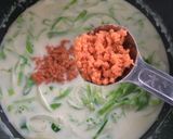 簡単！キャベツとシャケのクリームパスタ作り方4写真