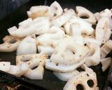 レンコンカリコク炒め お弁当に作り方2写真