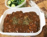 ふんわりオムライス&煮込みビーフシチュー作り方5写真