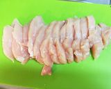 簡単*胸肉とじゃがいもでチンジャオロース作り方1写真